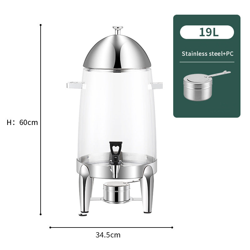 Coffee tripod, restaurant commercial beverage bucket Stainless steel visual beverage machine Juicer Korean, juice tripod