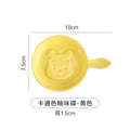 Scandinavianinsstylish ceramic relief snack plate cartoon creative cute ceramic dipping dish flavor plate snack plate