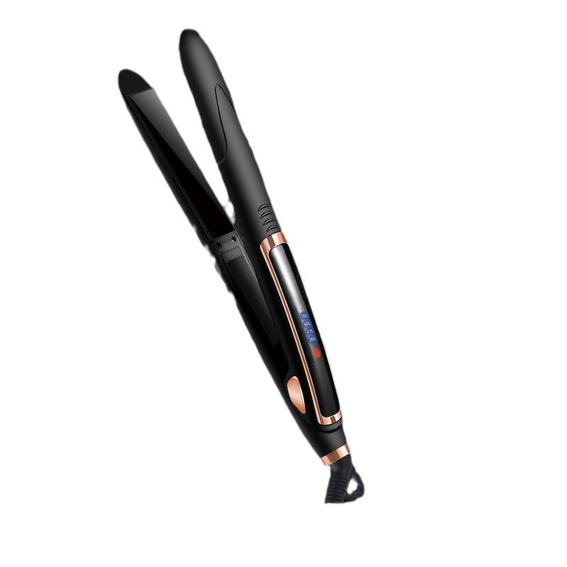 Cross-border new electric splint, hair straightener, curling iron, quick heating ceramic plate, wet and dry LED temperature control hair salon for home use