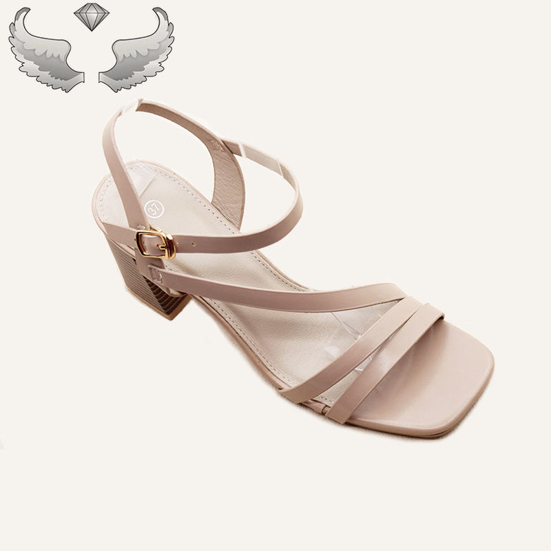 Wholesale High-quality Sandals Foreign Trade Chaozhou Women's Shoes Fashion High Heels Wear-resistant Casual