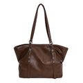 classy retro tote bag for women 2025new arrival super popular european and american shoulder bag soft leather large capacity armpit bag
