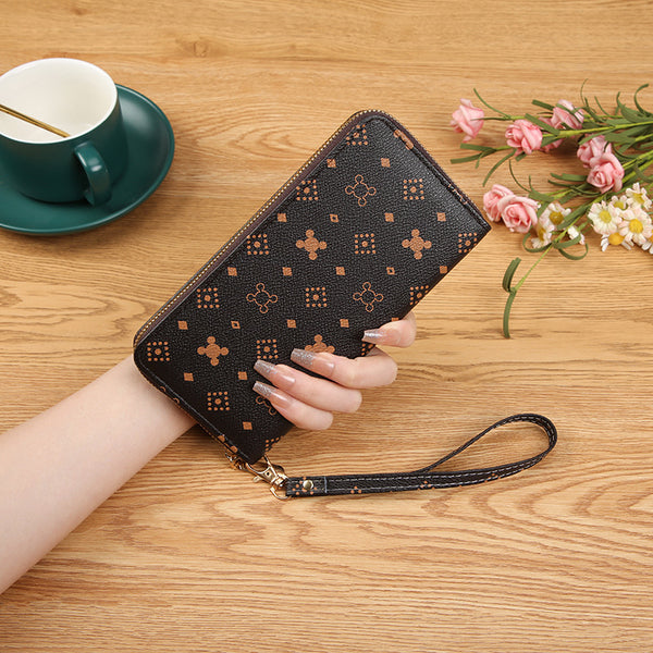 [Event Promotion] Korean version of long women's wallet multi-card change bag wallet zipper clutch bag mobile phone bag