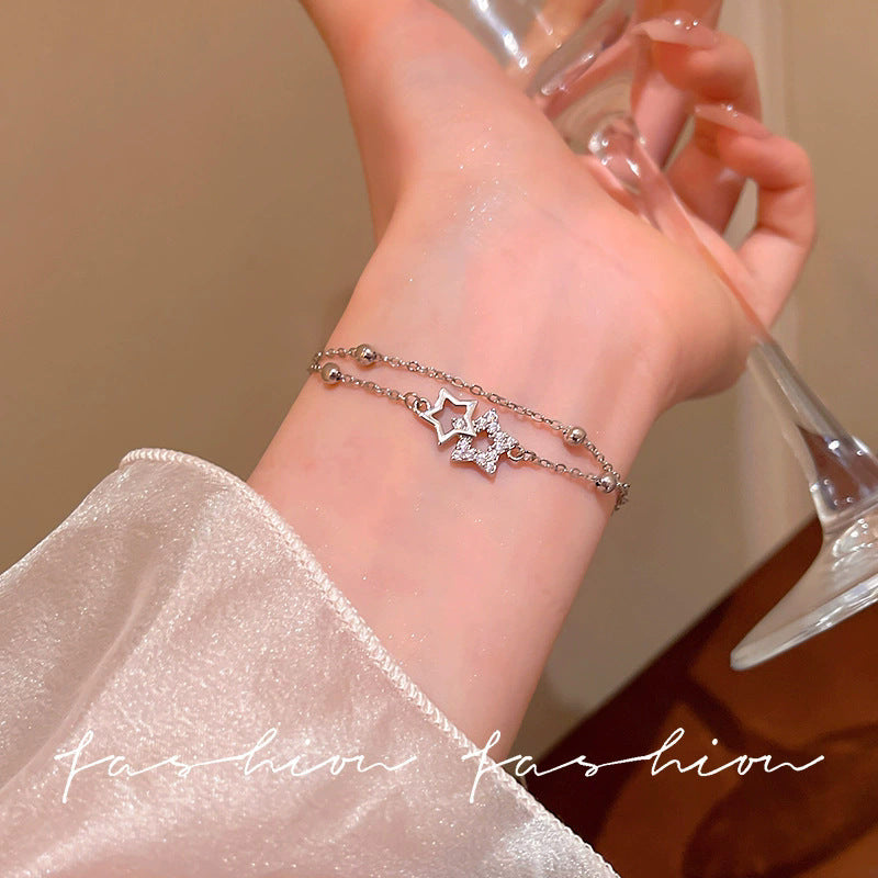 Korean ins trendy pearl bracelet female design nicheeasiest for matchelegant bracelet couple bracelet jewelry wholesale