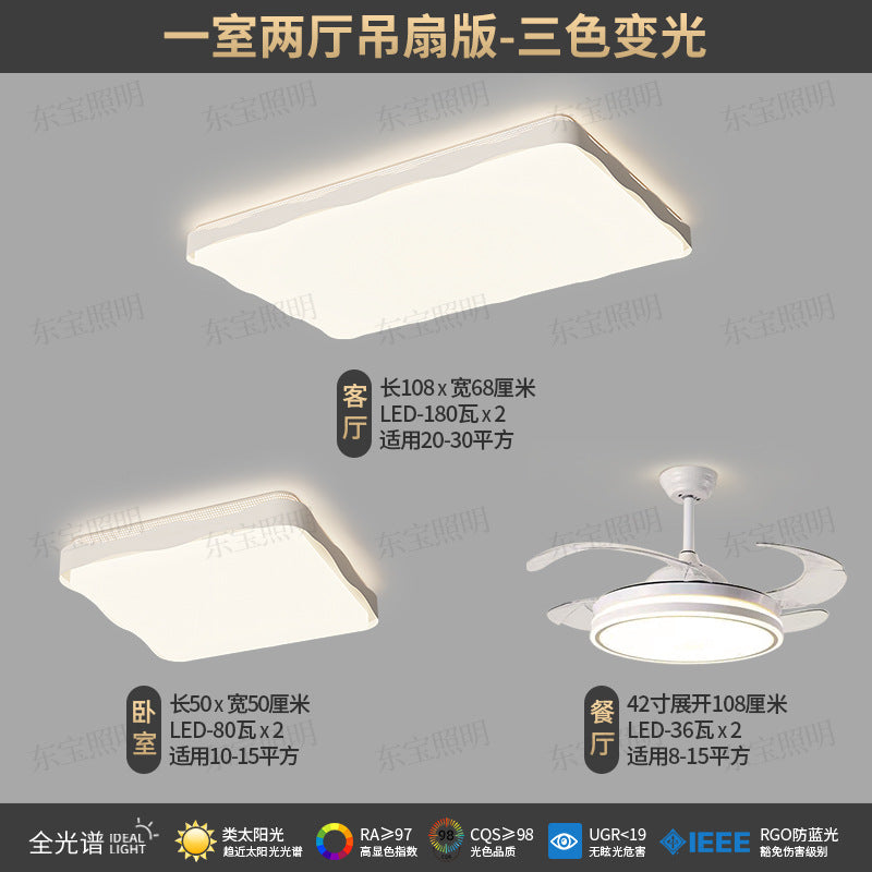 Dongbao Lighting Bedroom Minimal Ceiling Light, Full Spectrum Eye Protection LED Light, Hall Main Light Zhongshan Furniture Lighting