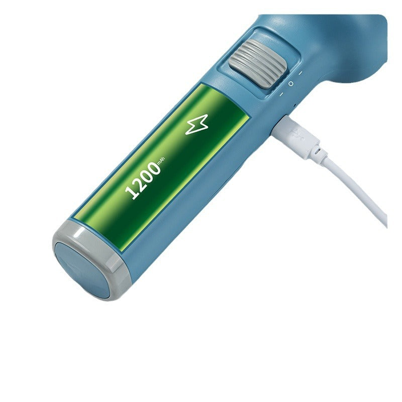 Deli 3663A Flashlight Lithium Battery LED Flashlight Strong Light Outdoor Mini Portable Size Double Lighting