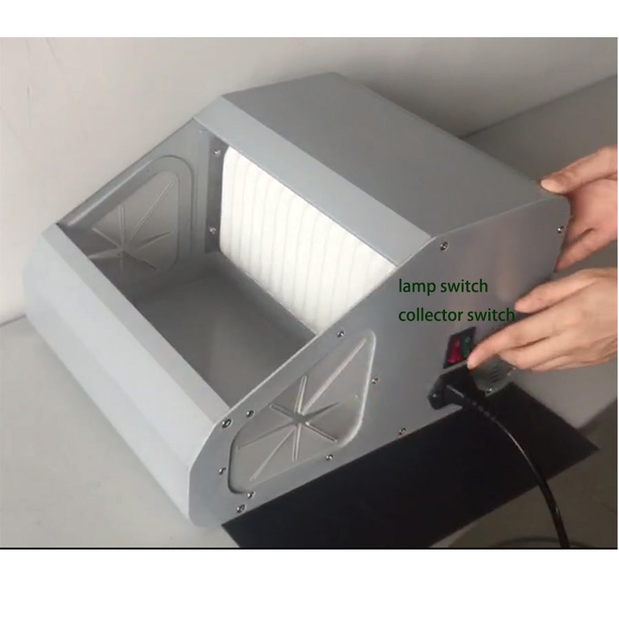 Dental sandblasting gun dental scaling machine special negative pressure suction system aluminum alloy dust box aseptic medical care