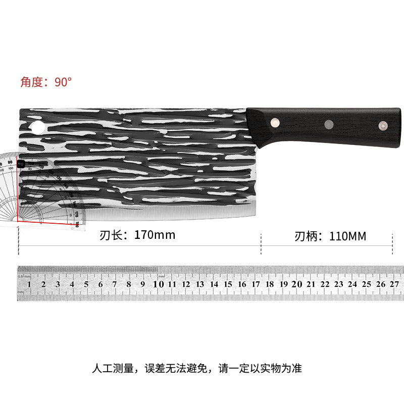 Chopping knife for home sharp kitchen knife stainless steel dual-purpose vegetable knife kitchen forged handmade meat knife slicing knife