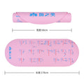 Pvc skipping rope mat - silent shock absorption, high-density yoga fitness mat, indoor anti-slip mat, sound-proofing jump rope/dance mat