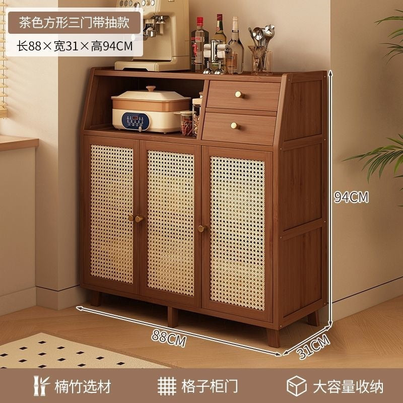 Entrance hall cabinet for home sideboard living room wall-mounted tea cabinet side cabinet multi-functional kitchenware storage rack