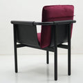 Fabric dining chair villa restaurant saddle leather single chair for home solid wood armrest desk chair restaurant for home chair