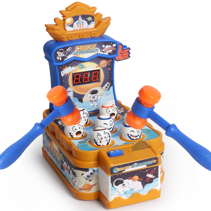new arrival space whack-a-mole toy educational fun kids boys challenge game machine decompression family interaction