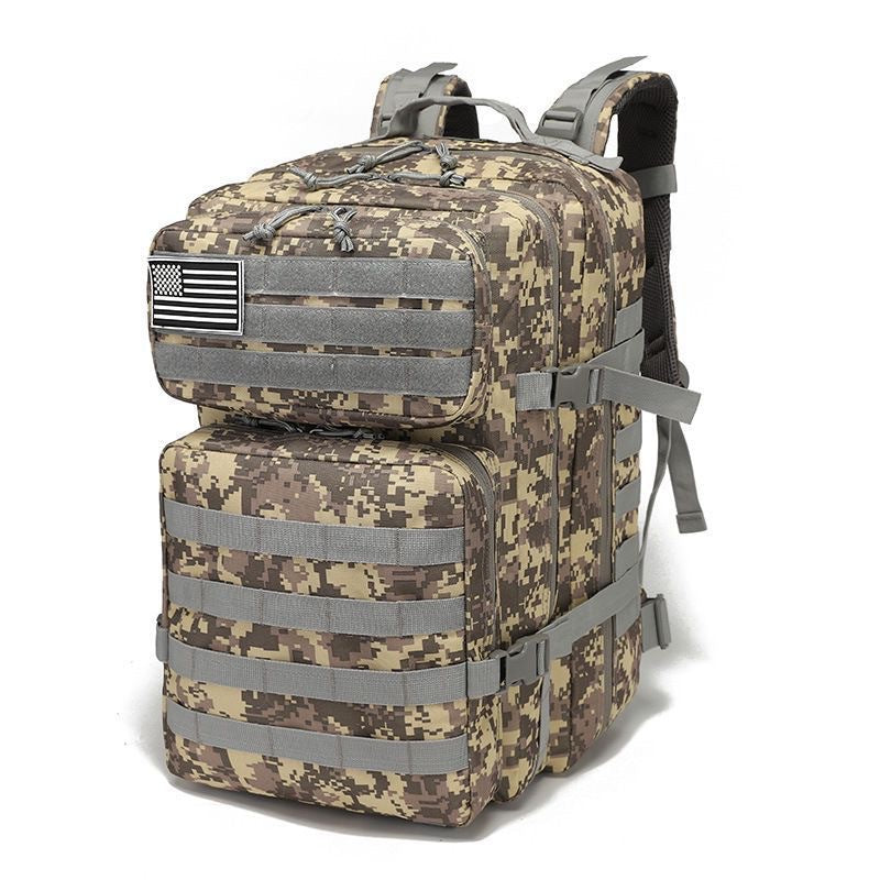 Outdoor 3P Attack Tactical Backpack Multifunctional Large Capacity Camouflage Wilderness Camping Waterproof Sports Mountaineering Backpack