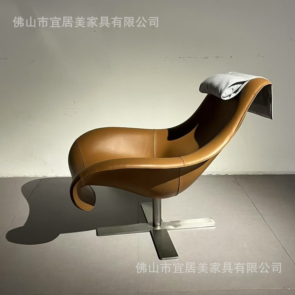 Duck tongue horse special-shaped popular casual chair scandinavian designer fiberglass reception lounge chair art creative sofa chair