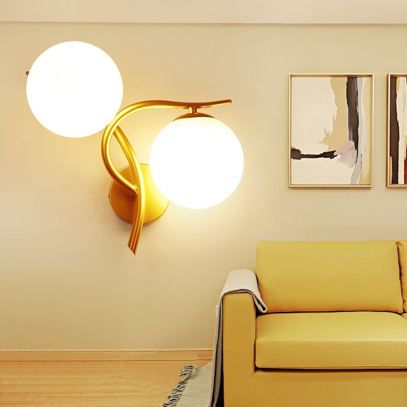 Bedside lamp wall lamp bedroom simple creative decoration background wall lamp nordic post-modern staircase aisle lamp