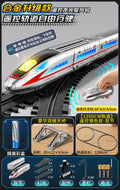 [alloy remote control] fuxinghao-silver [double sections] + 1260cm double circular track + track accessories + luxurious overpass scene