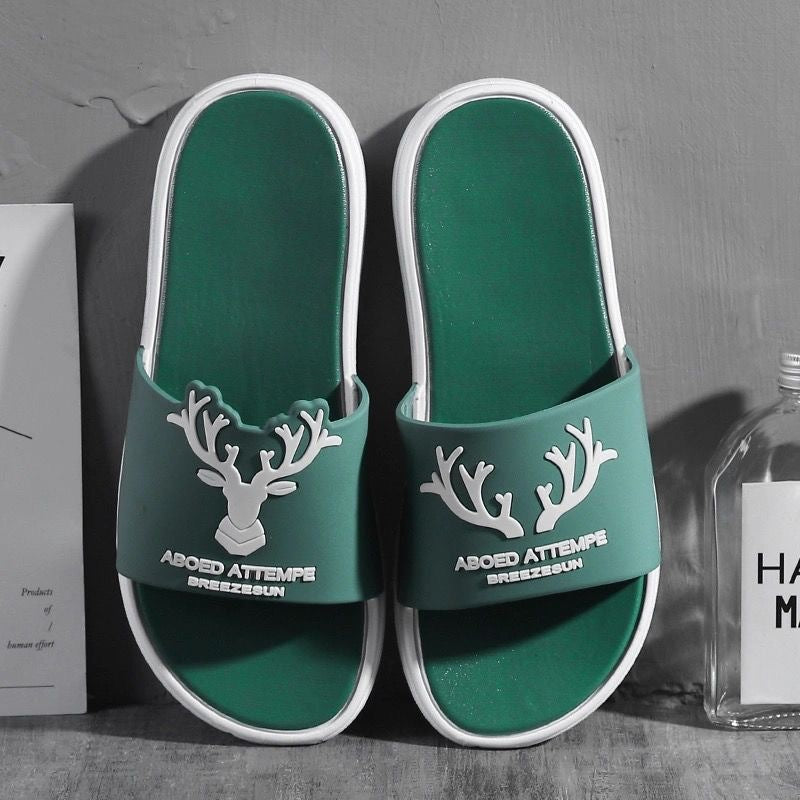 【dropshipping available】men's summer trendy korean style couple's flip-flops - indoor/outdoor home use, beach sandals