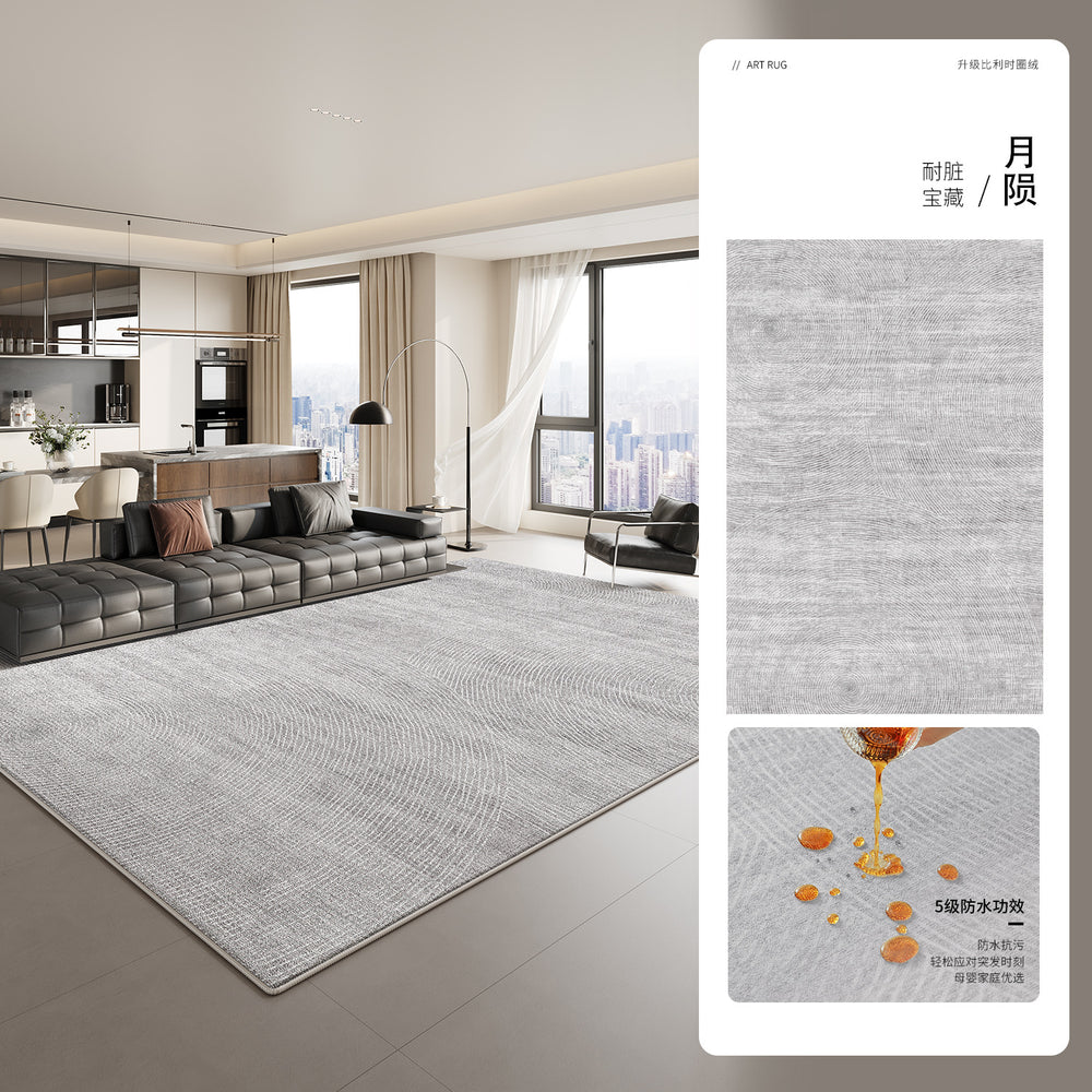 Carpet living room 2026 new italian high-end no-wash and wipeable sofa cushion minimalist bedroom large area full carpet