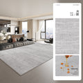 Carpet living room 2026 new italian high-end no-wash and wipeable sofa cushion minimalist bedroom large area full carpet
