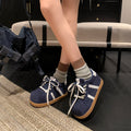Best sellingeasiest for matchniche stylethick sole sneakers for women spring german training shoes 2026new arrivalhidden heelsportscasual bread shoes