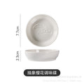Ceramic animal flavor dish xiaodiefor homecreative sauce dish small soy sauce dish cute ketchup dish manufacturer wholesale