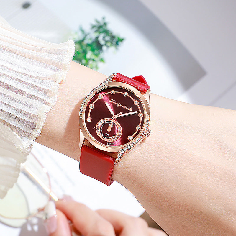 Wholesale manufacturer of cross-border e-commerce hot-selling "little green watch" quartz watches, silicone ladies' quartz watches for students
