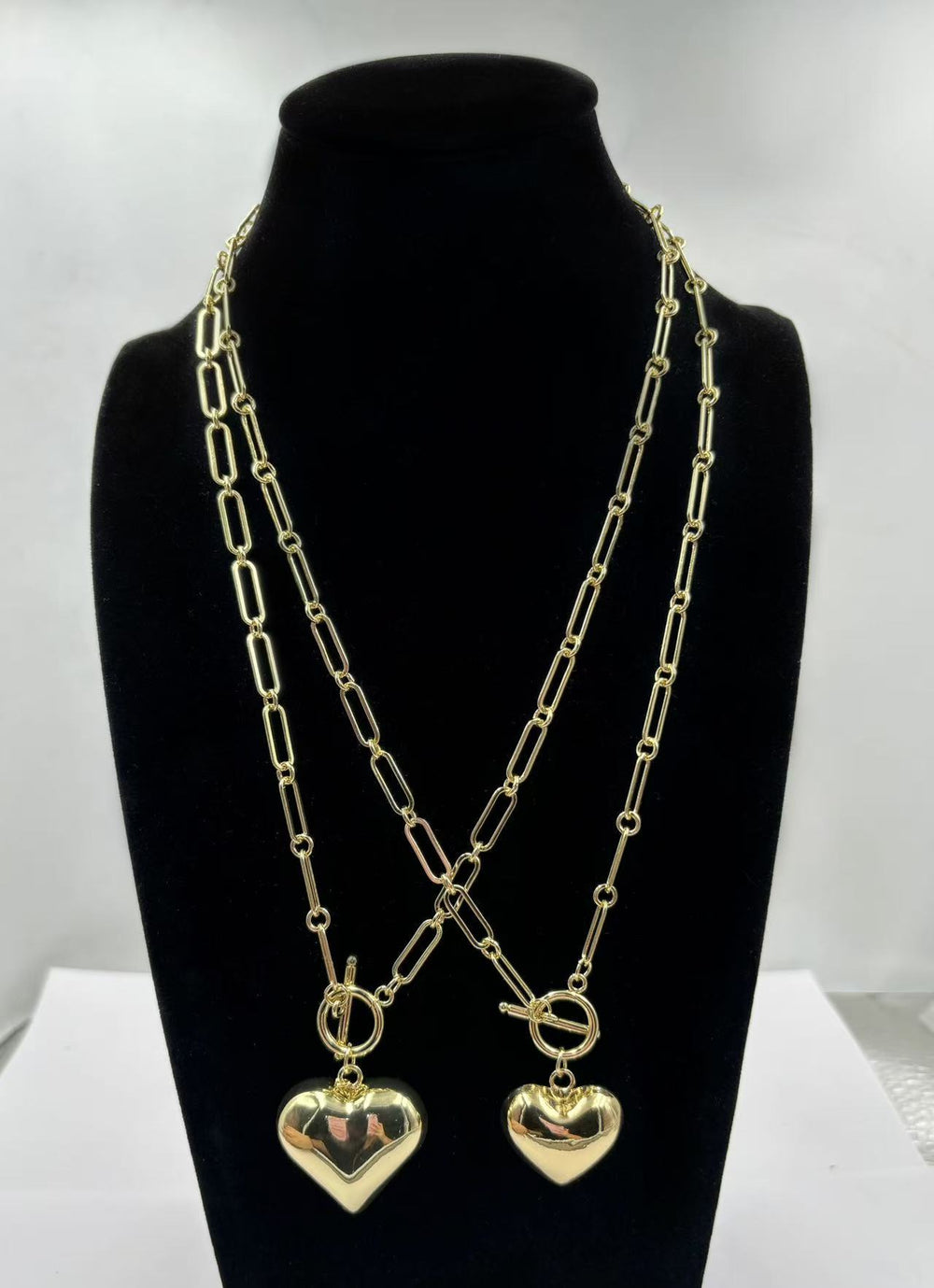 Tk european and american cross-border ins hip-hop trendy stylish ot buckle square brand flower pendant 14k gold-plated couple necklace