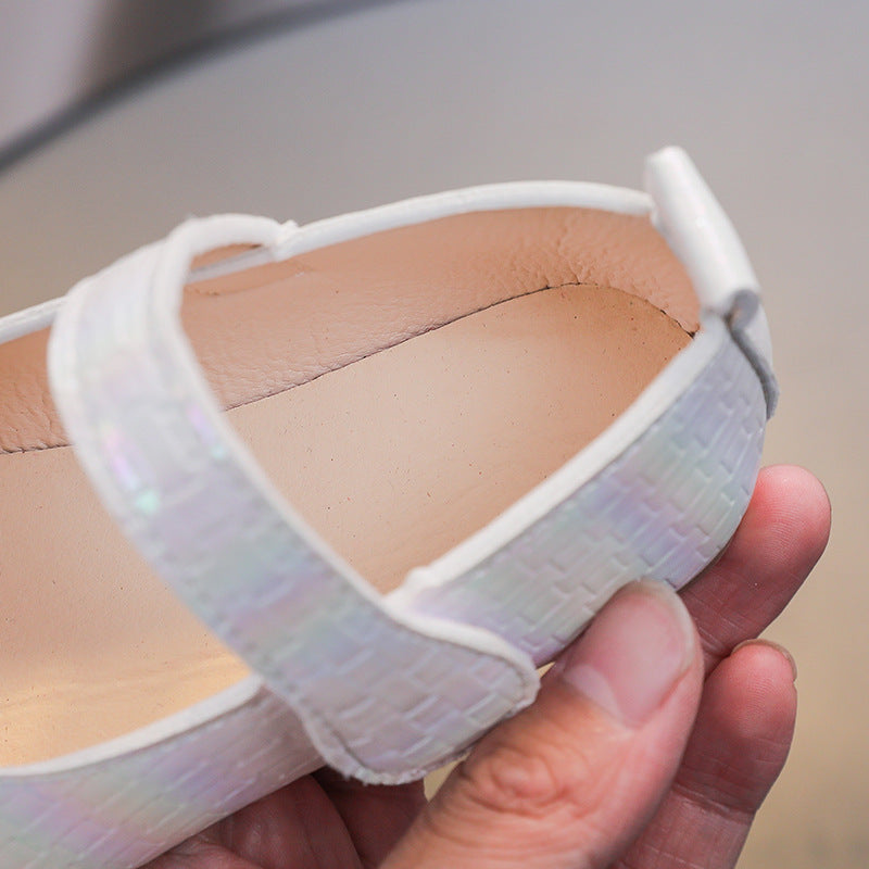 Girls' leather shoes - spring  new collection: princess shoes for baby girls, soft-soled children's shoes, spring/autumn single shoes, pink