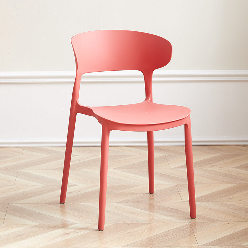 Thickened plastic chair commercial restaurant chair for home dining chair popular back chair office stool training conference seat