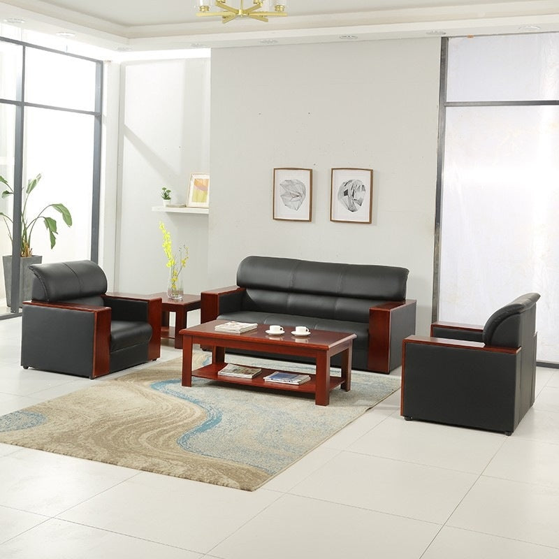 Office sofa business rest area vip reception bench sofa bank conference room reception sofa
