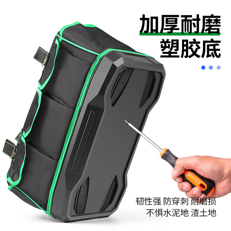 Multifunctional Hardware Toolbox Waterproof Thickened Oxford Cloth Storage Box Crossbody One Shoulder Handheld Toolkit Hardware Bag