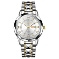 2025 men's watch - cross-border, luminous, waterproof, dual calendar, stainless steel band, quartz movement - wholesale for cross-border e-commerce