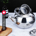 Personalized stainless steel exquisite kettle chinoiserie outdoor water kettle thickened hotel restaurant water kettle large capacity