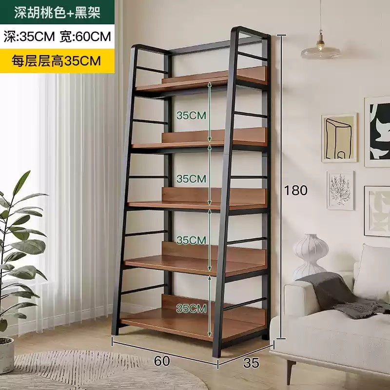 Shelf Multi-layer storage shelf Living room bookshelf Home floor locker Multifunctional shelf Display cabinet Display cabinet