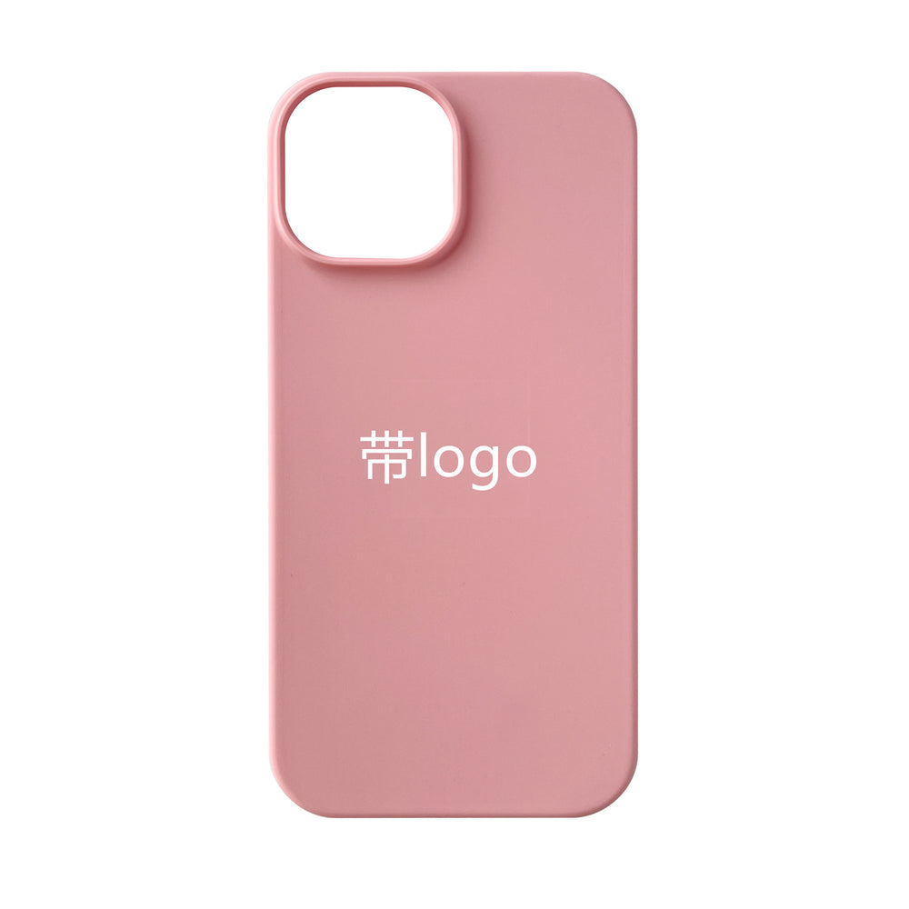 Premium liquid silicone full coverage case for apple iphone 15, solid color protective cover for iphone 14 pro max