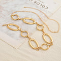 Wholesale waist chains & accessories: european & american cross-border jewelry for women - unique, high-end, round ring, exaggerated, irregular patchwork body chains