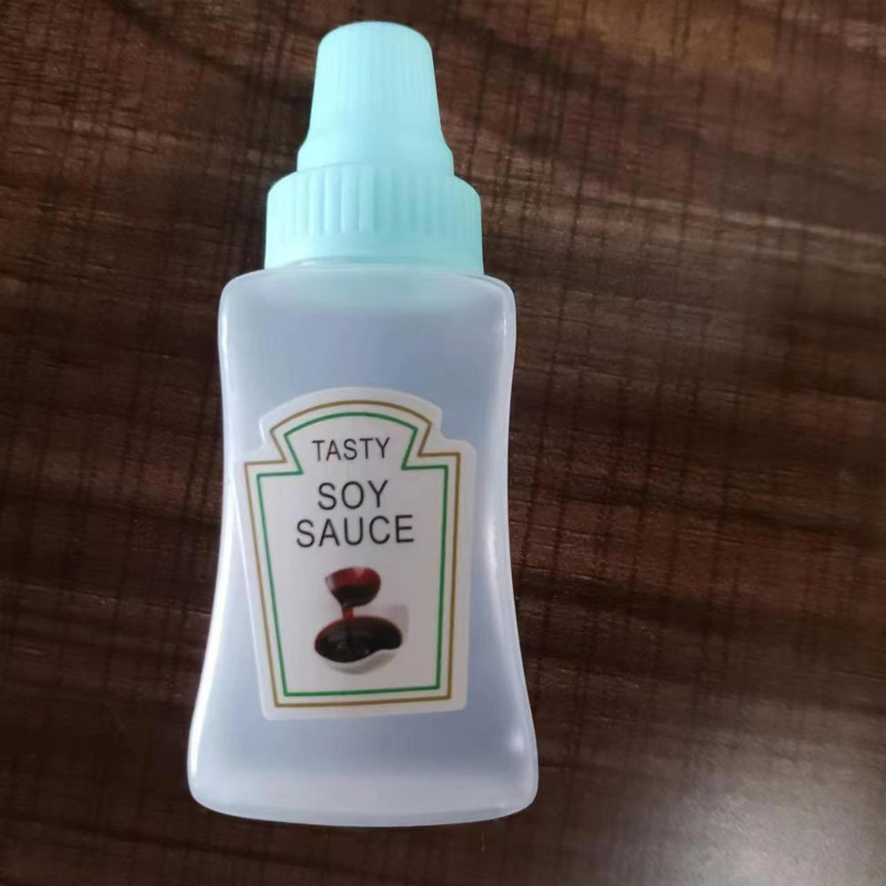 Mini sauce bottle plastic squeeze sauce bottle japanese style squeeze condiment bottle food grade portable soy sauce bottle cross-border