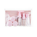 Travel bottle set - portable cosmetic, lotion, disinfectant, and perfume empty bottles - 11-piece travel kit