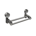 Bathroom suction cup towel rack, no-drill wall-mounted towel bar, bathroom organizer, washroom towel storage rack