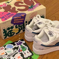 Women's casual sneakers - 2026 autumn new collection - chunky platform white sneakers - ulzzang style - trendy ins casual shoes for women