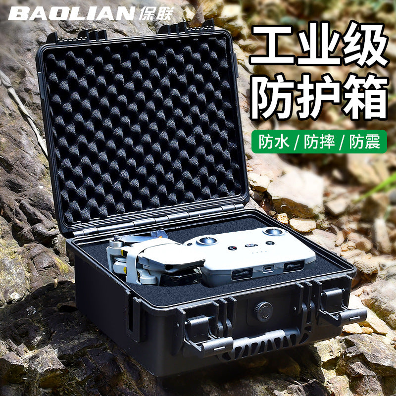 Baolian outdoor instrument protective case toolbox camping storage box photography equipment satchelwaterproof moistureproof seismic resistant box