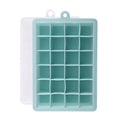 Ready-to-ship 15-cavity & 24-cavity silicone ice cube trays with lids - diy silicone ice mold for creative ice making in the freezer
