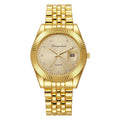 couple watch men's gold business retro elegant couple men's steel belt alloy easiest for matchfashion quartz watch