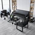Reception sofa and coffee table set - minimalist style for waiting areas, lounges, and office spaces