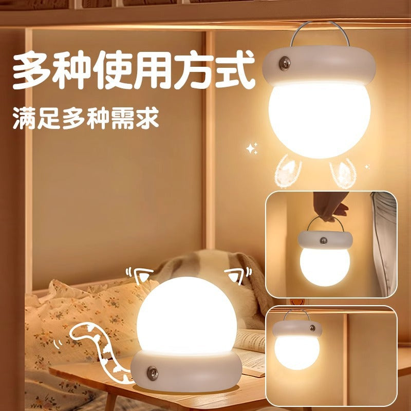 Rechargeable night light - perfect for postpartum care, baby feeding, eye protection, desk lamp, bedside lamp, bedroom night light, and children's sleep light