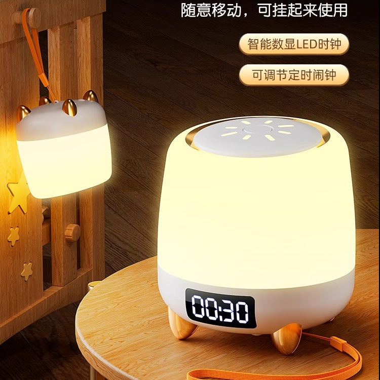 Alarm clock for home night light baby feeding eye protection table lamp bedside lamp bedroom sleep light night light sleep light
