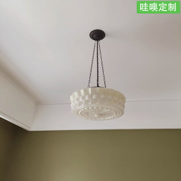 [Wow] French retro chandelier Shanghai style glass old Shanghai bungalow medieval bar counter B & B dining room bedroom light