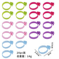 Decorating tools, zip ties, round fixed leak-proof rings, baking tools, decorating bags, binding ropes, silicone decorating bag sealing rings