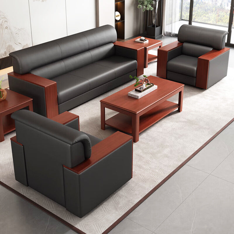 Saint li office sofa - executive office, reception, and meeting area - minimalist business sofa set