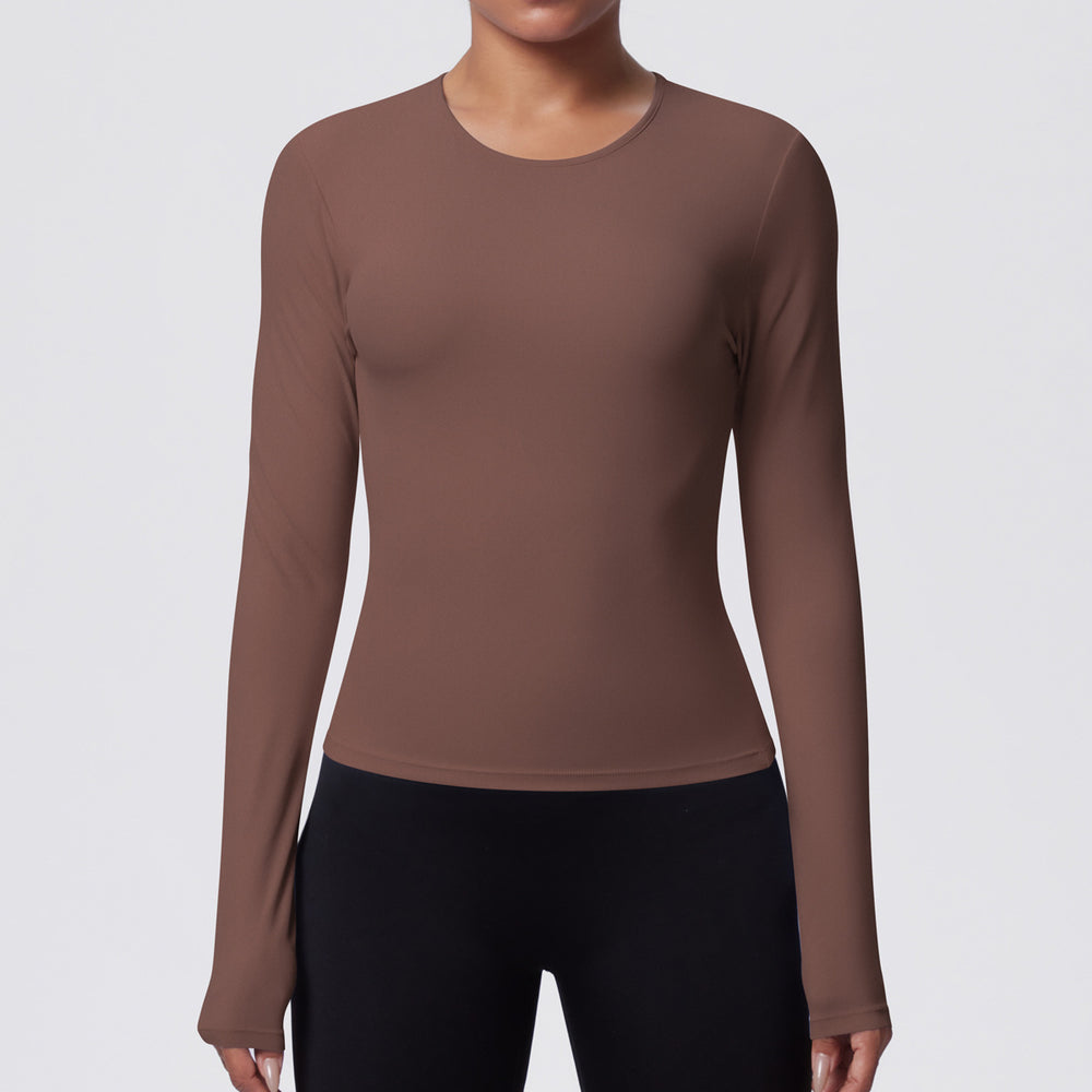 New casual sporty t-shirt - slim fit, quick-dry, breathable yoga top for women - perfect for running, training, and fitness