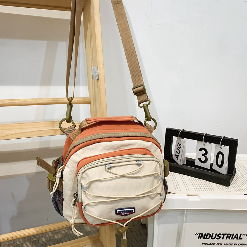 Foreign trade niche casual backpack women's fashion outdoor sports messenger bag Korean version mini lightweight travel backpack